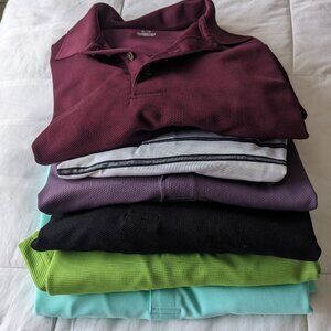 6 Pc Bundle Men's Golf Shirts - Size XL